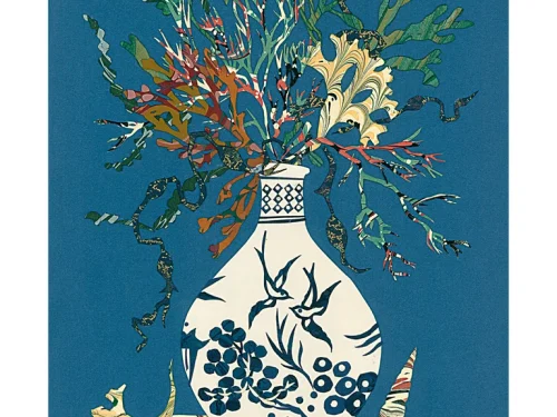 Seaweed and willow pattern